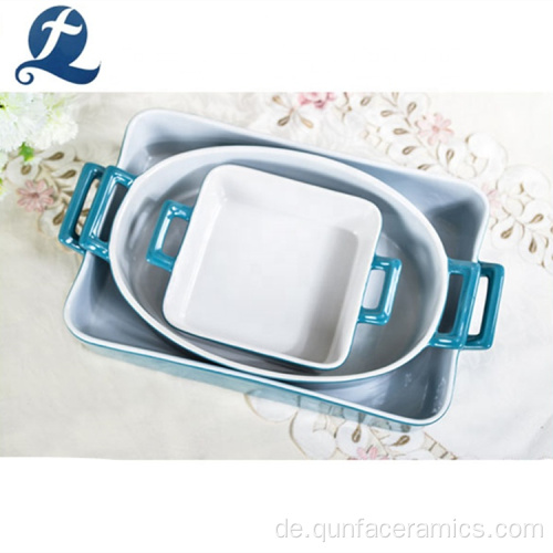 Ofen Safe Backware Steinzeug Brot Backpfanne Set